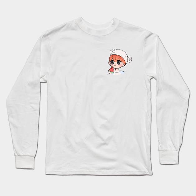 taehyung Long Sleeve T-Shirt by aextheticxtrash